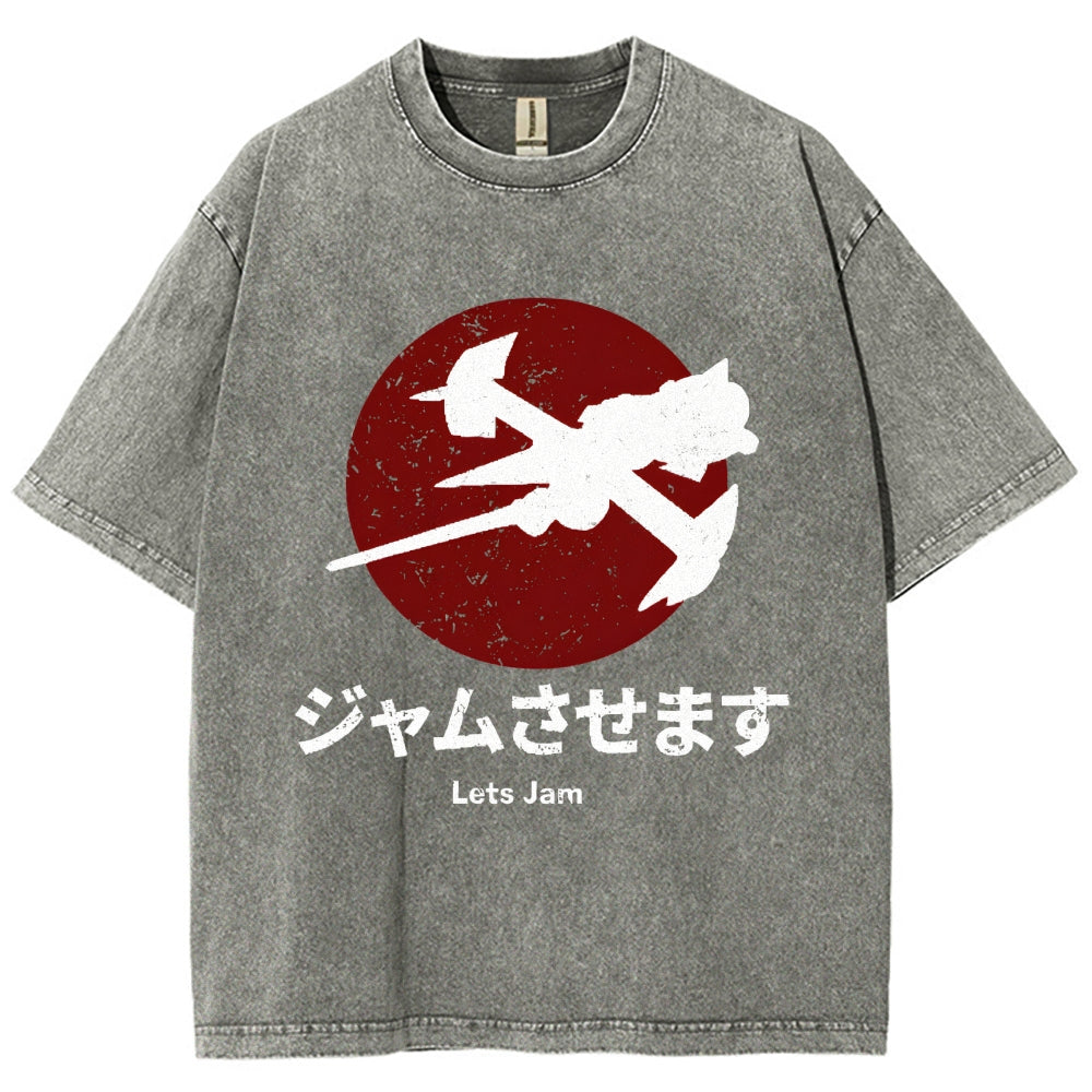 Cowboy Bebop Farm Vintage Wash Japanese Design T-Shirt