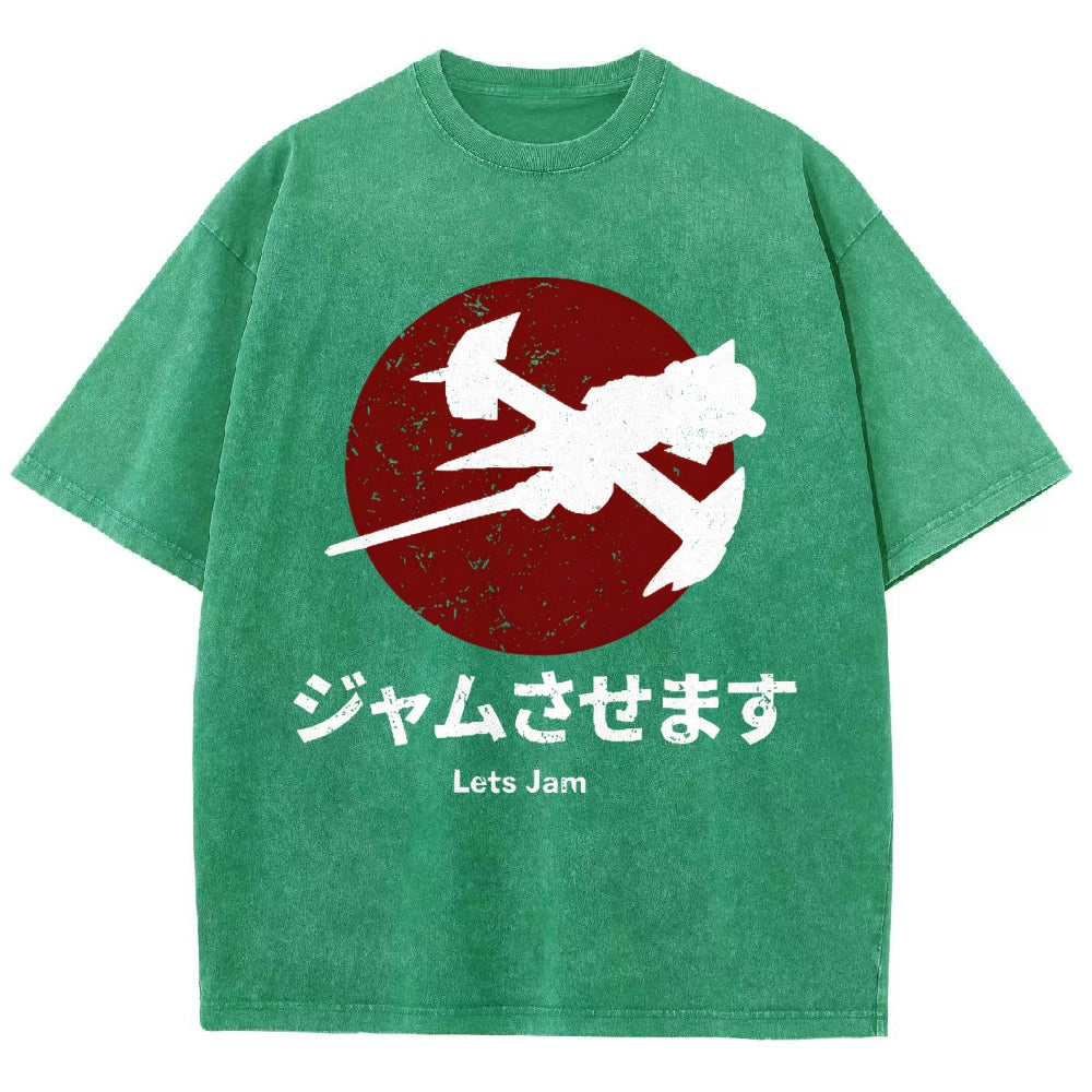 Cowboy Bebop Farm Vintage Wash Japanese Design T-Shirt