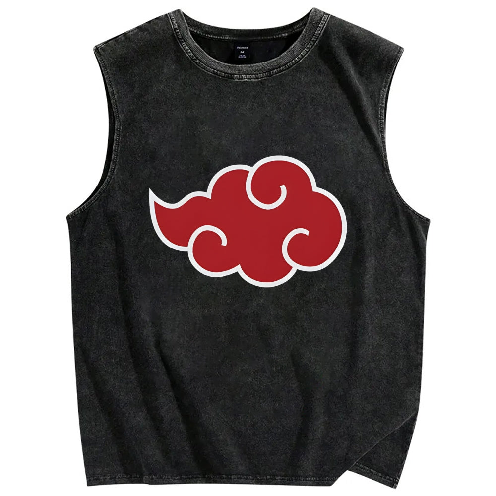 Red Cloud Vintage Distressed Washed Tank Top