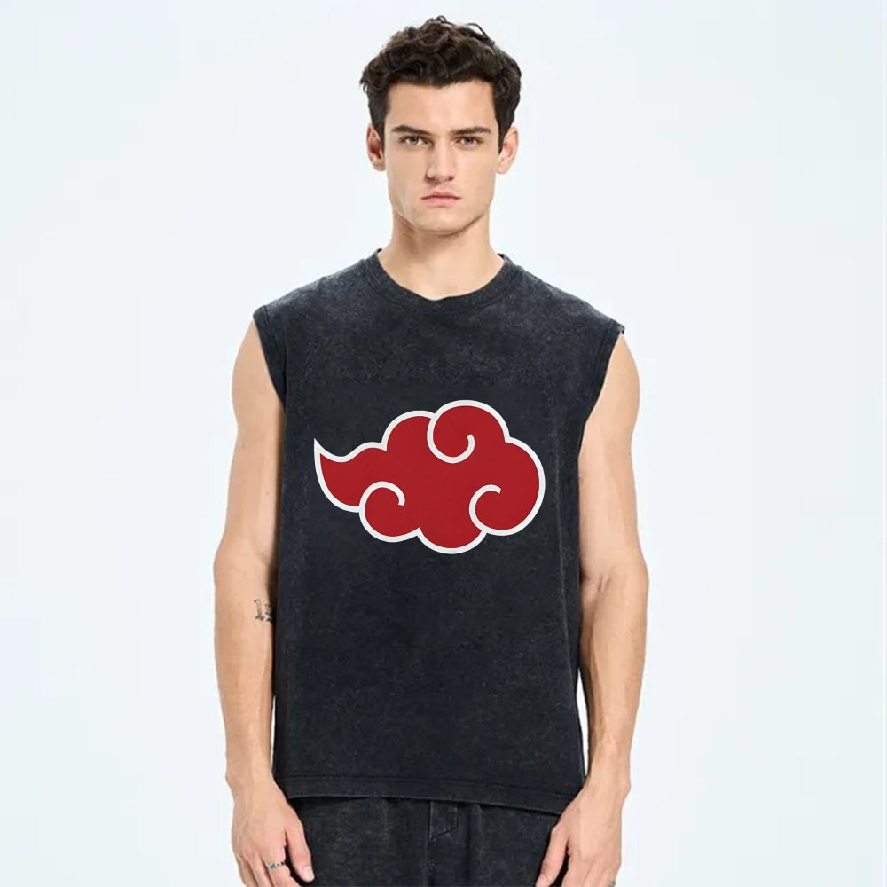 Red Cloud Vintage Distressed Washed Tank Top