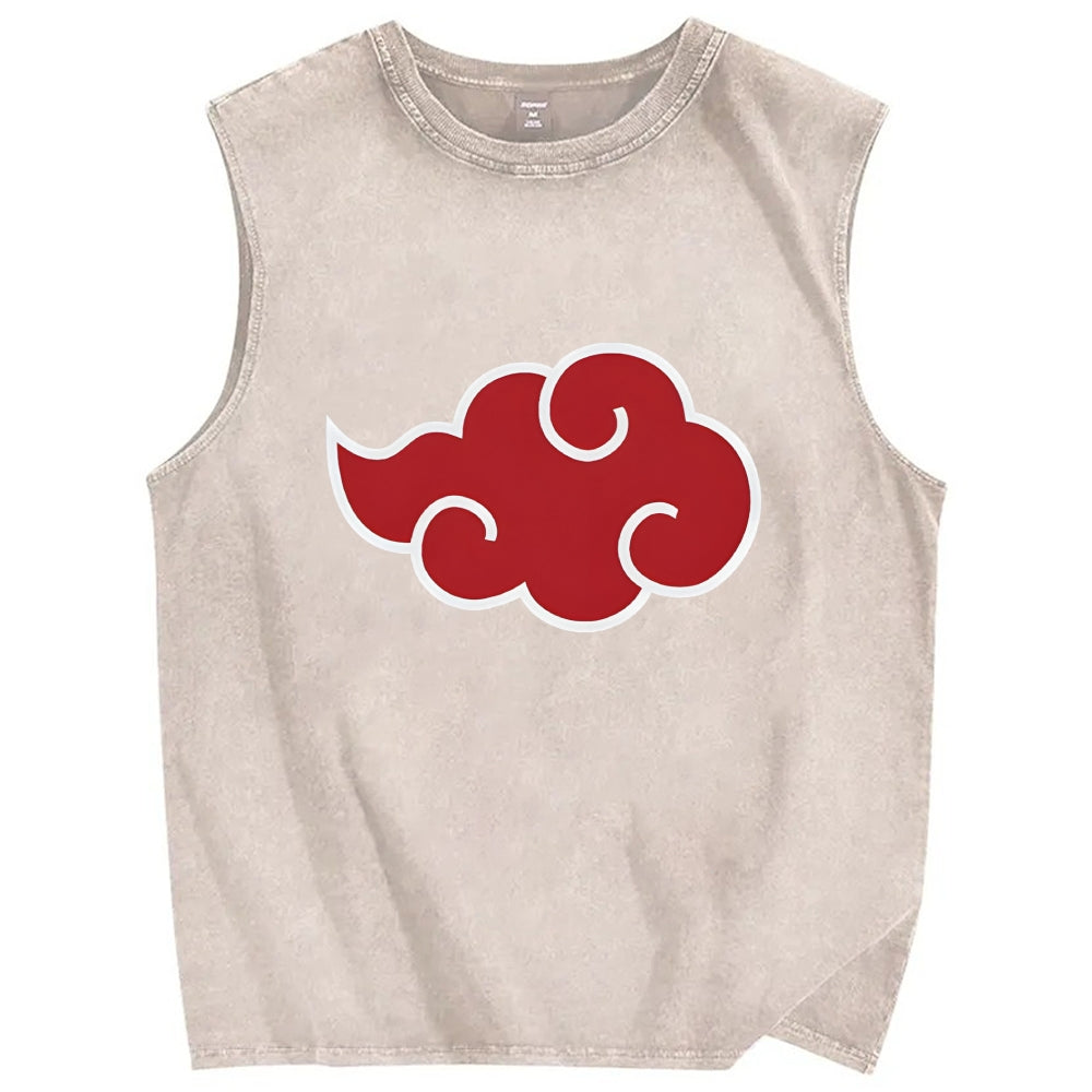 Red Cloud Vintage Distressed Washed Tank Top