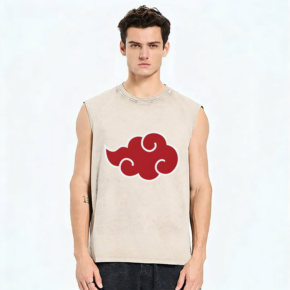Red Cloud Vintage Distressed Washed Tank Top