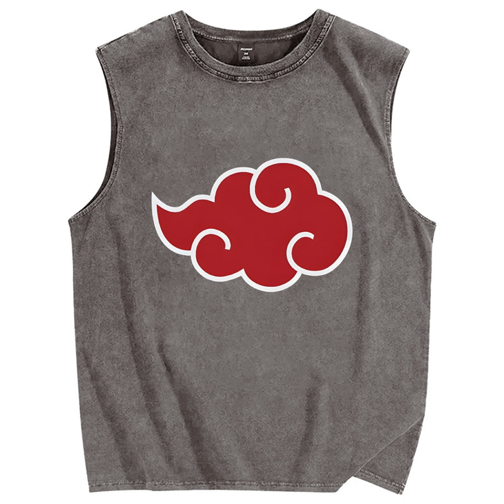 Red Cloud Vintage Distressed Washed Tank Top