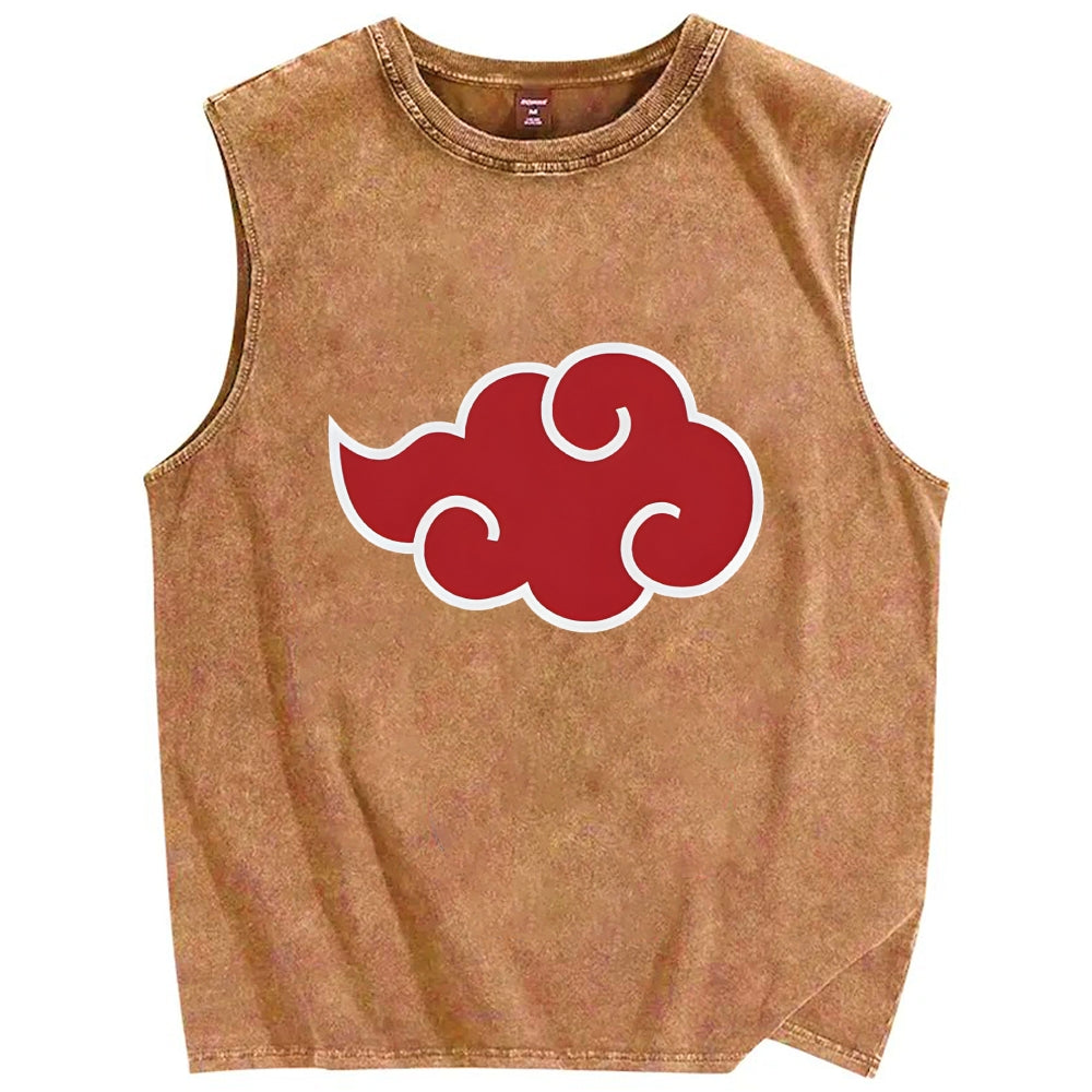 Red Cloud Vintage Distressed Washed Tank Top