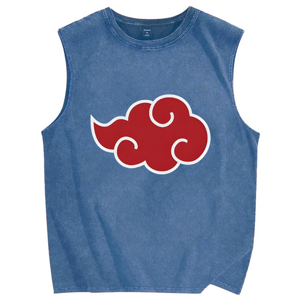 Red Cloud Vintage Distressed Washed Tank Top
