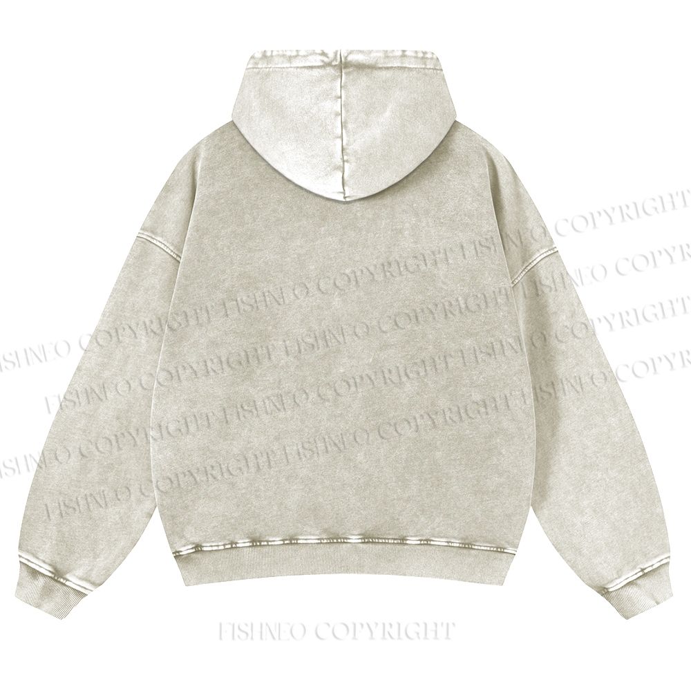 More Amor Por Favor Casual Washed Hoodie