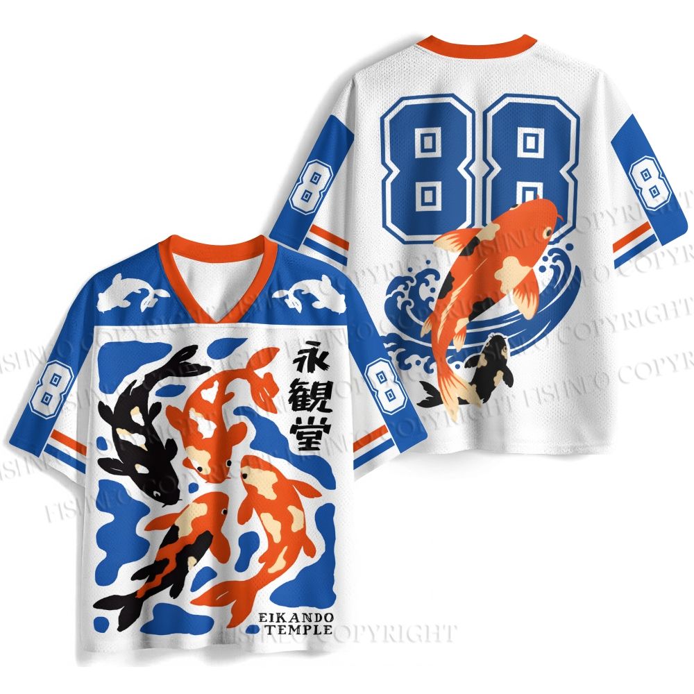 Koi Fish Japanese Jersey Shirts