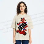 Unisex Akira Printed Washed Tee