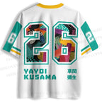 Yayoi Kusama Multicolor Mushroom Jersey Shirts