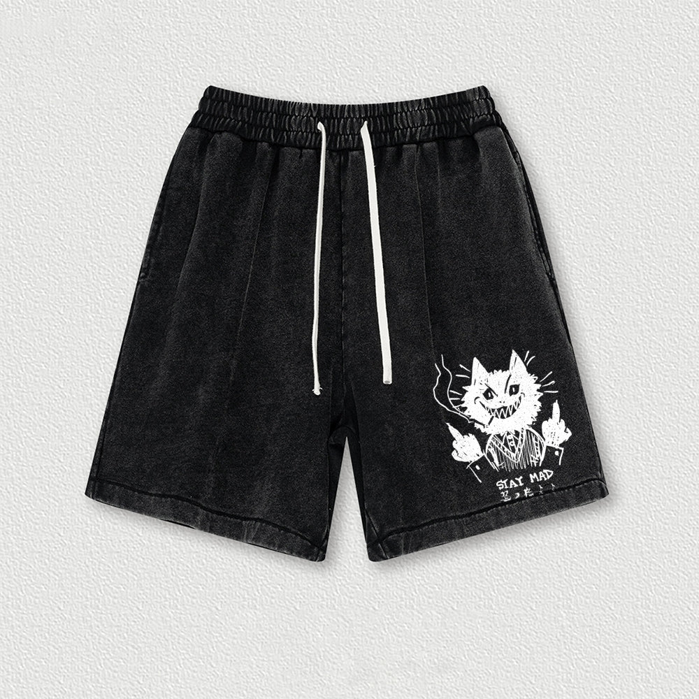 Stay Mad Washed Shorts