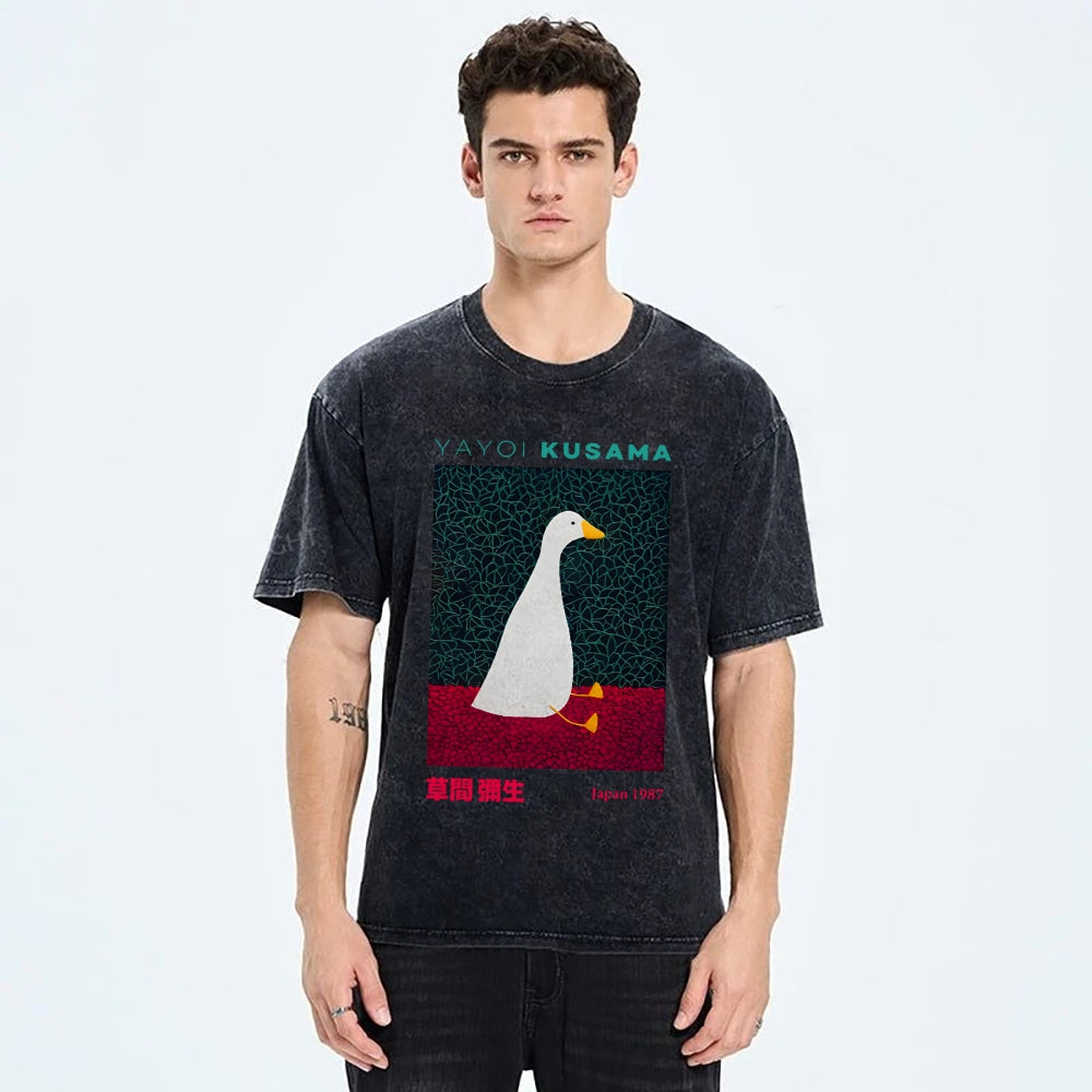 Yayoi Kusama Animal Art Vintage Washed T-shirt
