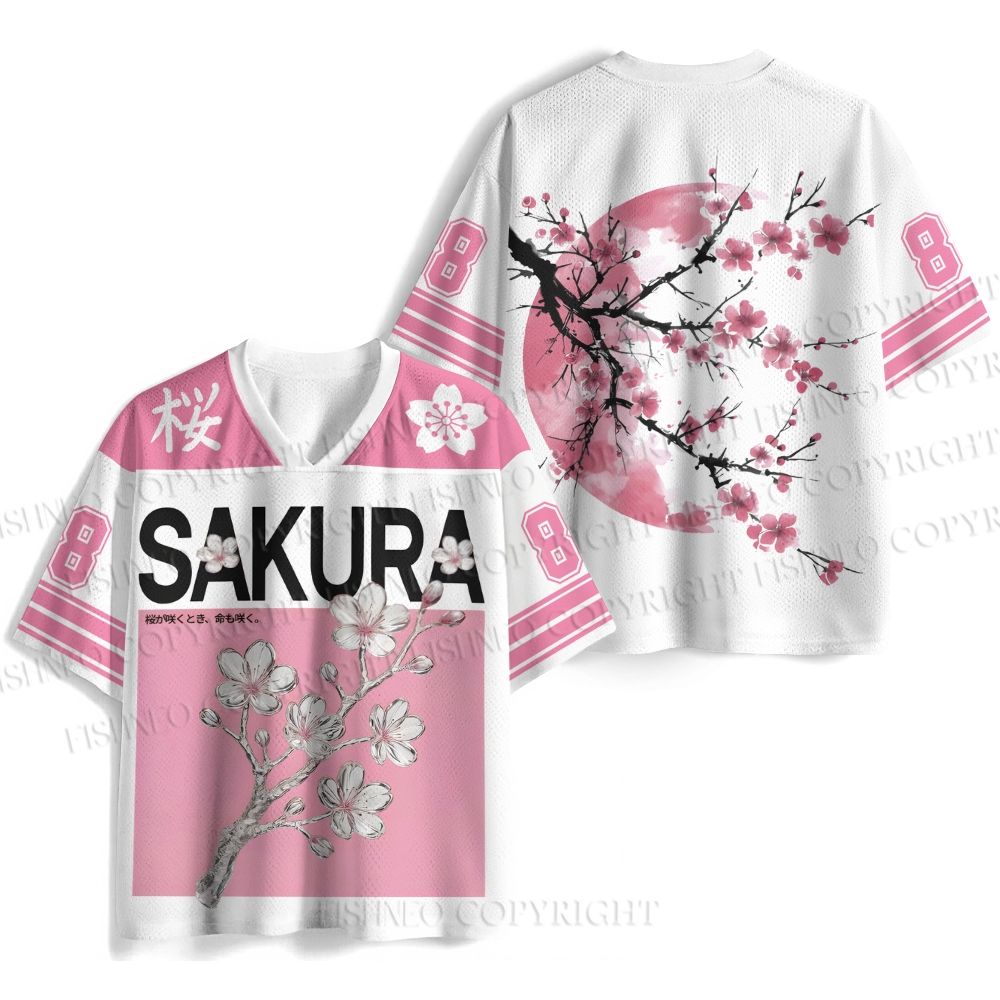 Japanese Sakura Jersey Shirts