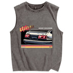 Mountain Devil Vintage Distressed Washed Tank Top