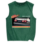 Mountain Devil Vintage Distressed Washed Tank Top