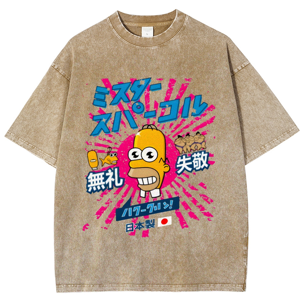 Mr Sparkle Rising Sun Vintage Washed T-shirt