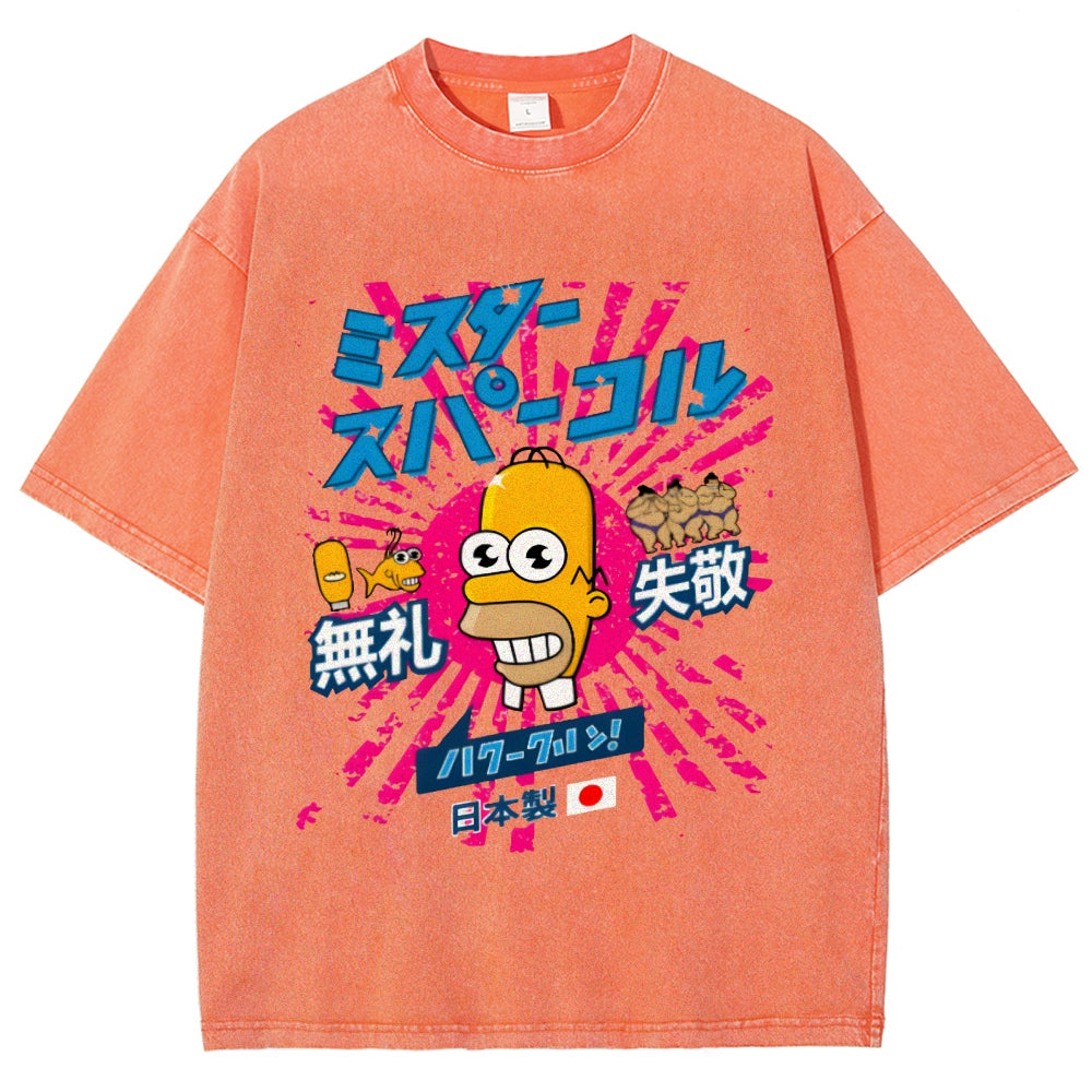 Mr Sparkle Rising Sun Vintage Washed T-shirt