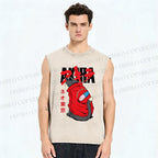 Unisex Akira Printed Washed Tank Top