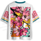 Japanese Wave Sakura Jersey Shirts