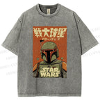 Unisex Star Wars Printed Washed Tee