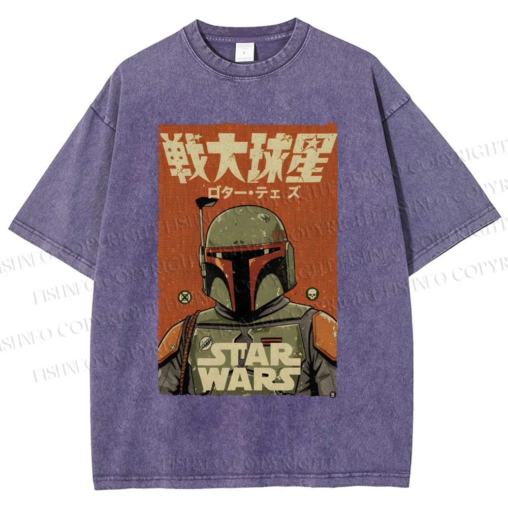 Unisex Star Wars Printed Washed Tee