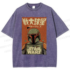 Unisex Star Wars Printed Washed Tee