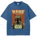 Unisex Star Wars Printed Washed Tee