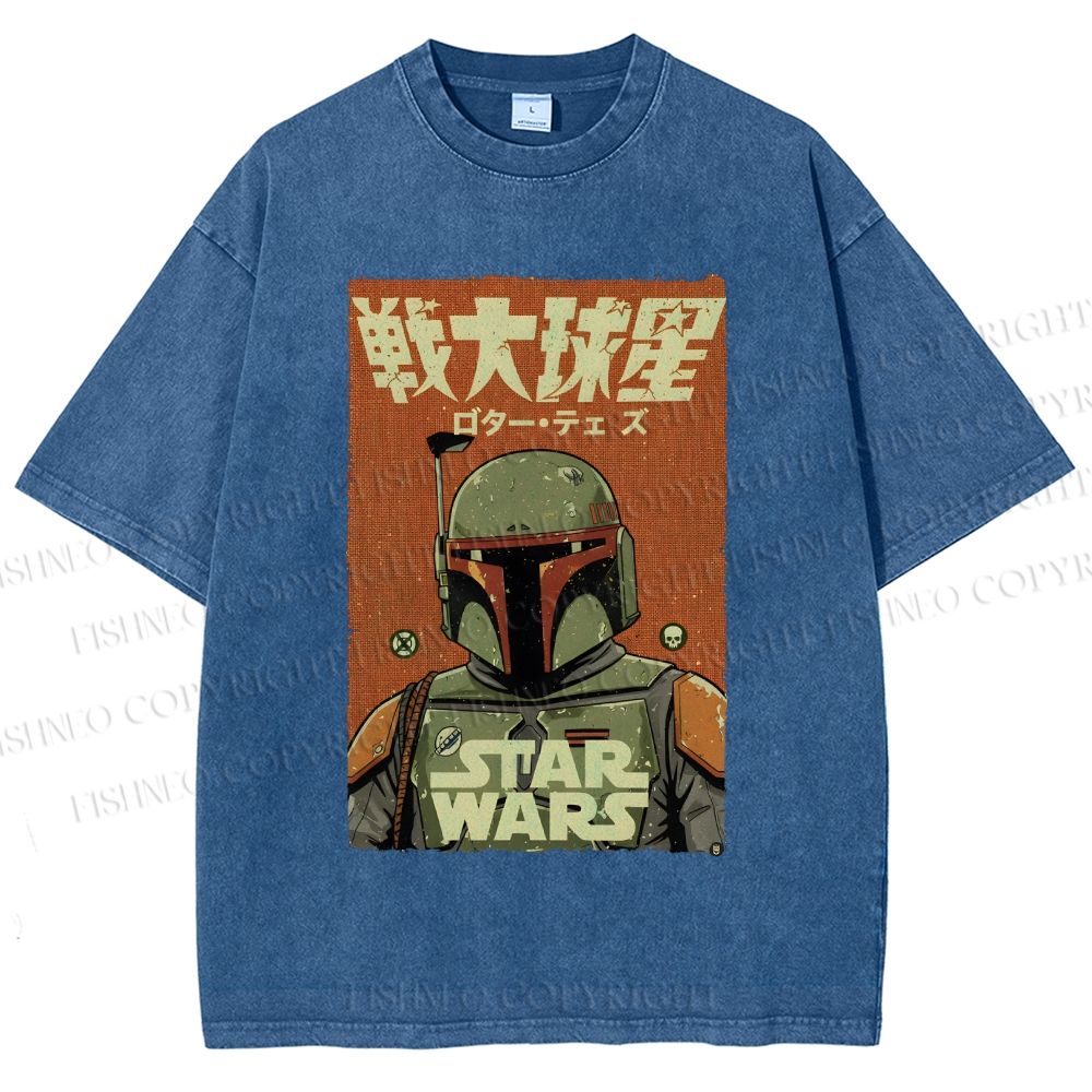 Unisex Star Wars Printed Washed Tee