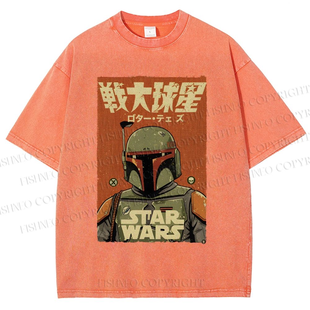 Unisex Star Wars Printed Washed Tee
