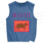 Unisex Hissy Fit Printed Washed Tank Top