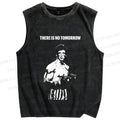 Unisex Rocky: There Is No Tomorrow Printed Washed Tank Top