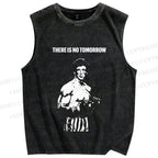 Unisex Rocky: There Is No Tomorrow Printed Washed Tank Top