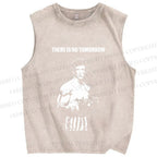 Unisex Rocky: There Is No Tomorrow Printed Washed Tank Top
