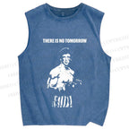 Unisex Rocky: There Is No Tomorrow Printed Washed Tank Top