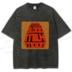 Unisex Project Hail Mary Grace Meets Rocky Printed Washed Tee