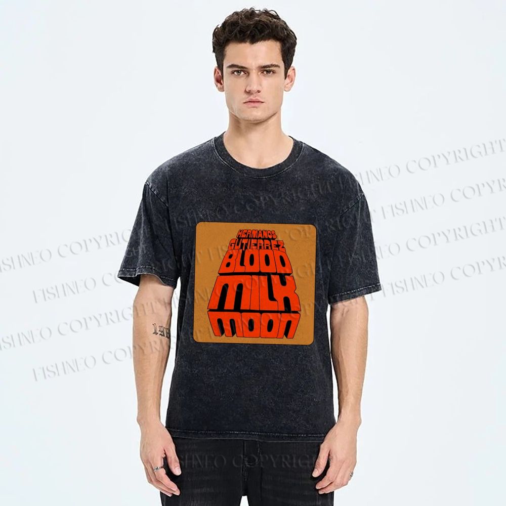 Unisex Project Hail Mary Grace Meets Rocky Printed Washed Tee