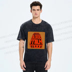 Unisex Project Hail Mary Grace Meets Rocky Printed Washed Tee