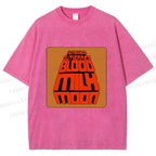 Unisex Project Hail Mary Grace Meets Rocky Printed Washed Tee
