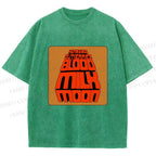 Unisex Project Hail Mary Grace Meets Rocky Printed Washed Tee