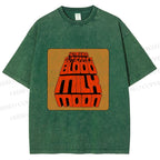 Unisex Project Hail Mary Grace Meets Rocky Printed Washed Tee