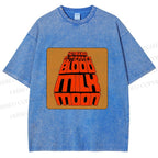 Unisex Project Hail Mary Grace Meets Rocky Printed Washed Tee