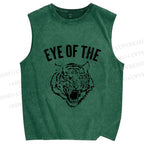 Unisex Rocky: Eye Of The Tiger Printed Washed Tank Top