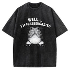 Unisex Well Im Flabbergasted Essential Printed Washed Tee