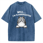 Unisex Well Im Flabbergasted Essential Printed Washed Tee