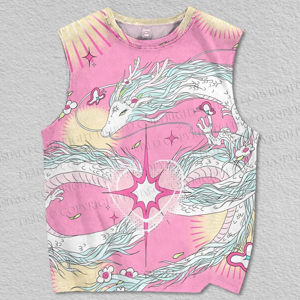 Unisex Shenlong Printed Tank Top