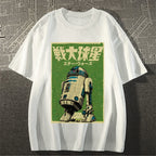 R2D2 Japanese Cotton casual T-shirt