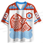 Vintage Japanese Koi Fish Jersey Shirts