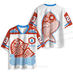 Vintage Japanese Koi Fish Jersey Shirts