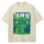 Unisex ET Funny Poster Printed Washed Tee