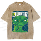 Unisex ET Funny Poster Printed Washed Tee
