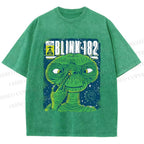 Unisex ET Funny Poster Printed Washed Tee